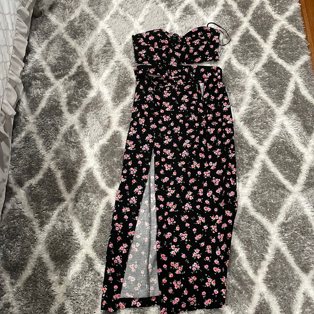 Zara floral matching set